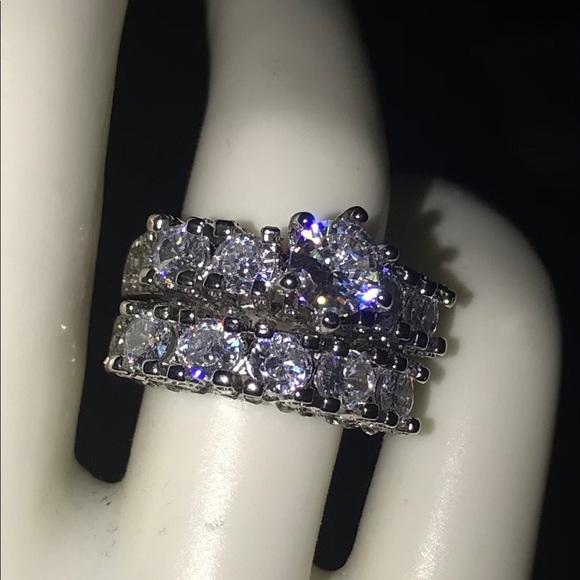 12.0 Ct Moisennite Wedding Set - Picture 5 of 5